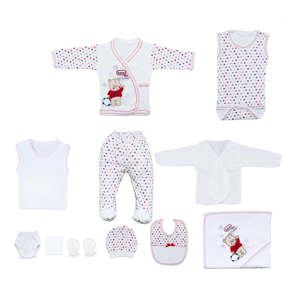 

11 Piece/lot Newborn Baby Gift Set Combed Cotton Clothes Infant Girl Rompers Pure Suits Soft Autumn Boys Clothing