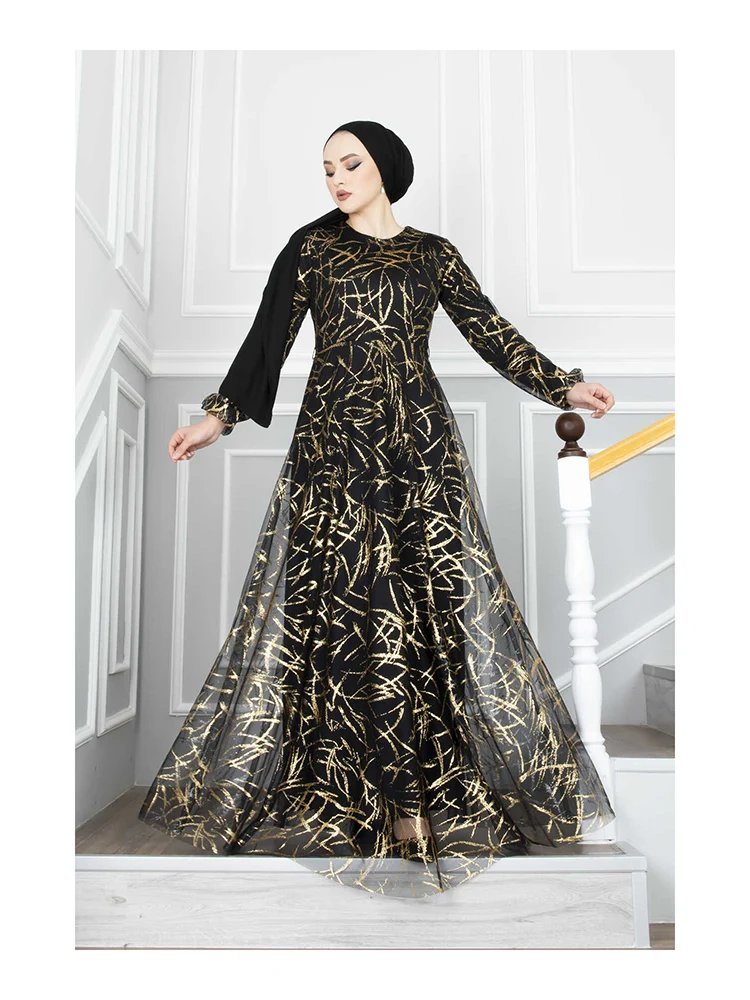 

Muslim Women Abaya Dress Clothing Hijab Tunic Modern Style Turkish Luxury 2022 Abayas Islamic Ramadan Eid Mubarak Dubai Abaya Patterned Dresses Longo Made in Turkey Muslim Women Dress Muslim Women Clothing Fashion Wome