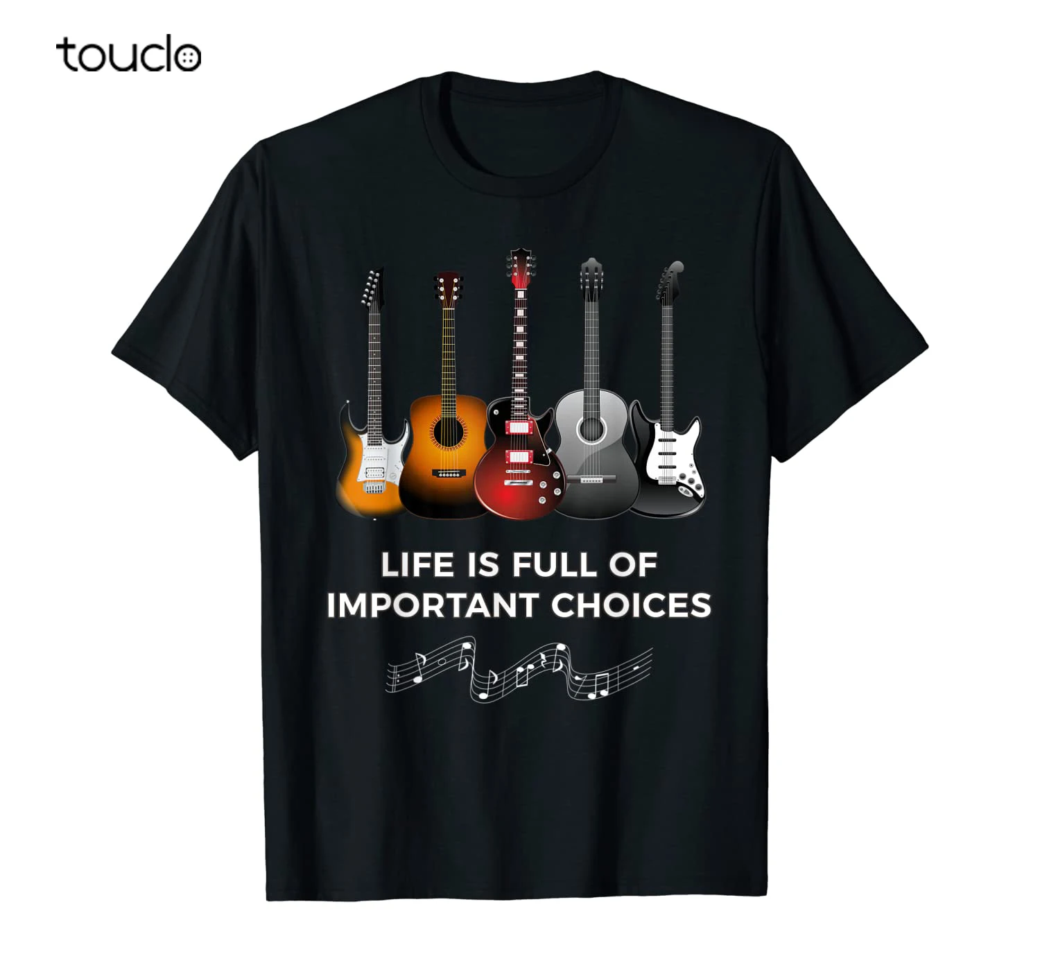 

Life is Full of Important Choices Funny Guitar T-Shirt