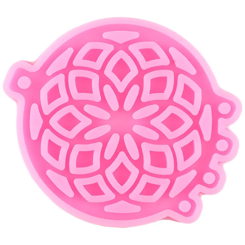 

Super Glossy Resin Dreamcatcher Mold Craft Keychain Silicone Epoxy Resin Molds DIY Charms Necklace Jewelry Making Mould