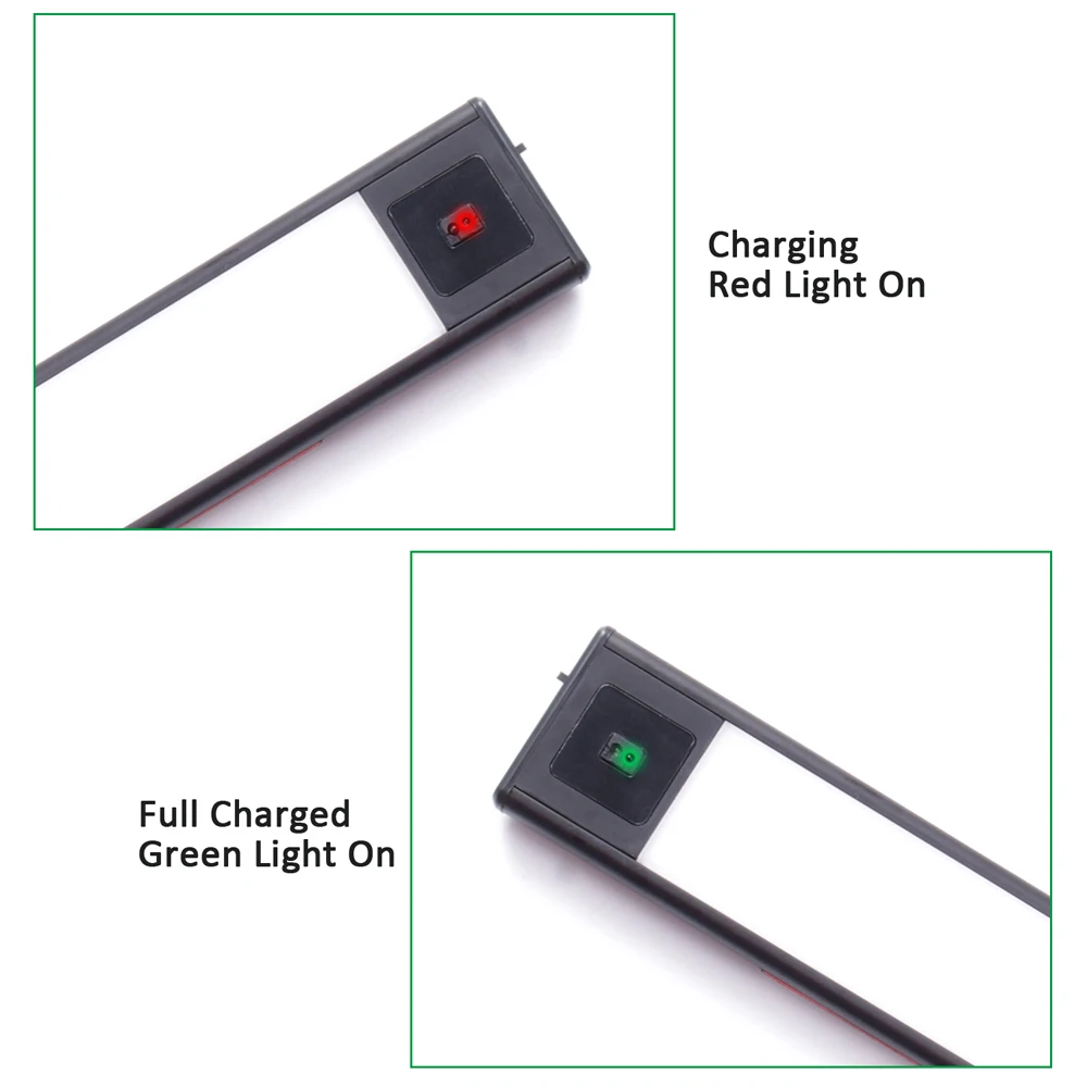 hand sweep sensor 2040cm magnet installation usb chargeable powered led kitchen light lamp for cabinet wardrobes closet free global shipping