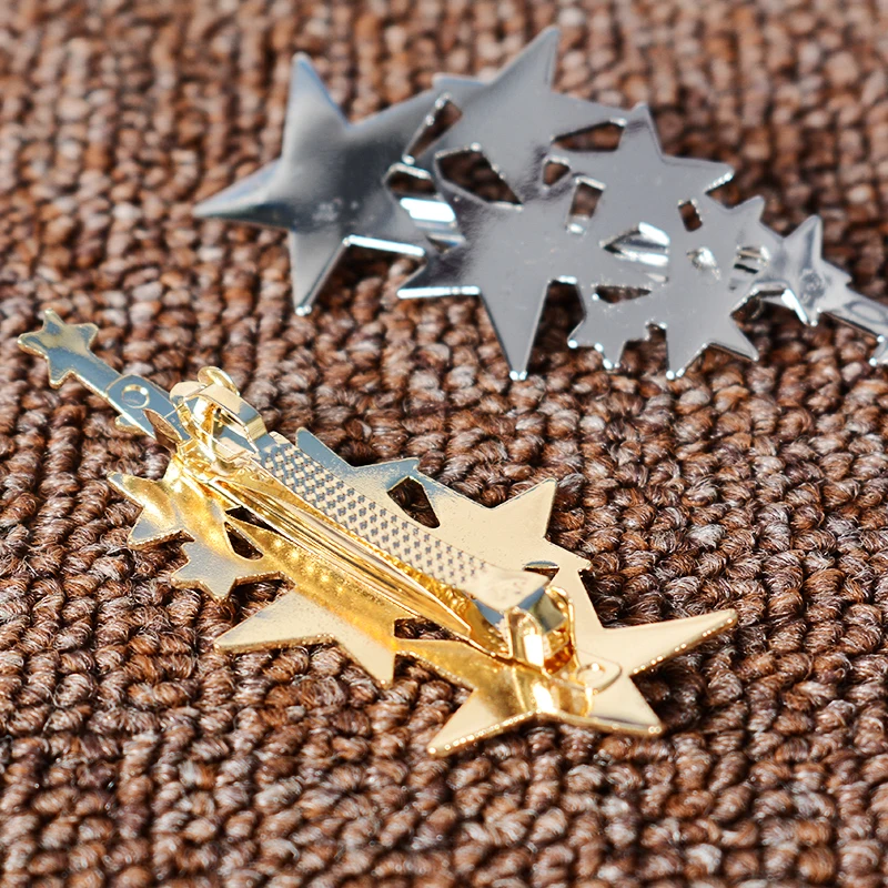Женские модные свадебные заколки для волос в форме звезды аксессуары женские