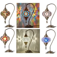 turkish moroccan color mosaic glass antique lamp mosaic lamp ottoman authentic antique lamp night light table lampbedside lamp