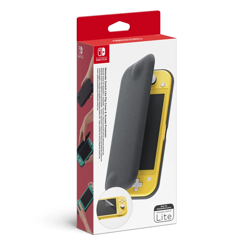 Чехол с крышкой и защитная пленка (Nintendo Switch Lite)|Чехлы| |