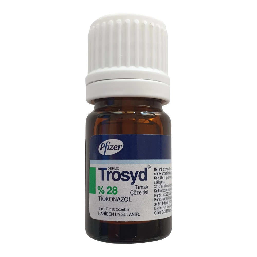 

Trosyd 5 ML 28% Nail Solution Superficial Treatment of Nail Infections Caused by Fungi and Bacteria