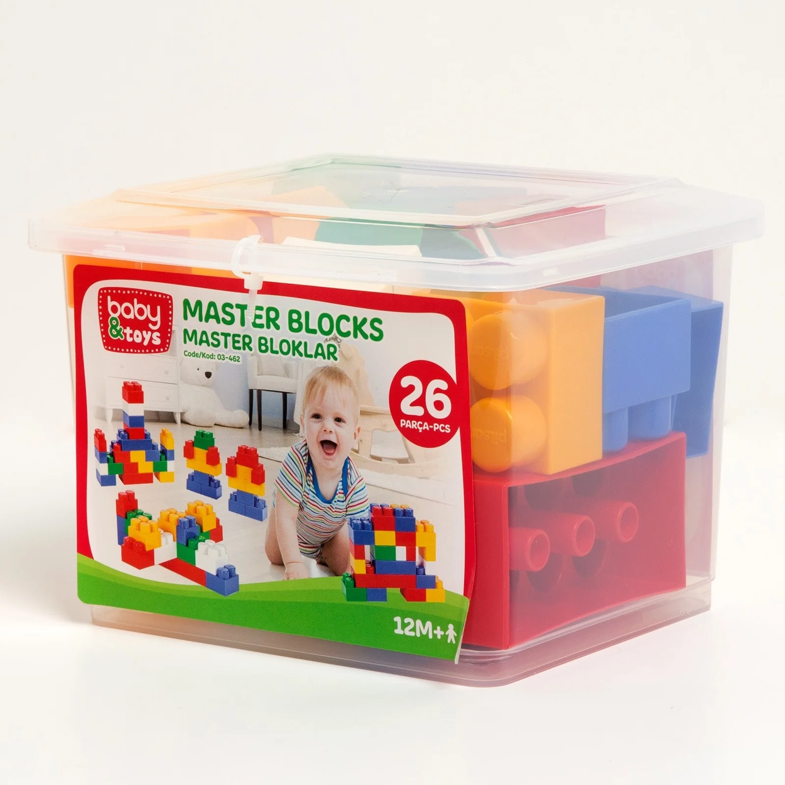 Ebebek Игрушки для малышей и мастер блоки 26 штук укладки детские игрушки 13 24 игрушка