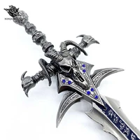 wow frostmourne sword lich king world blade of arthas warcraft weapon mini metal replica knife model for sale original