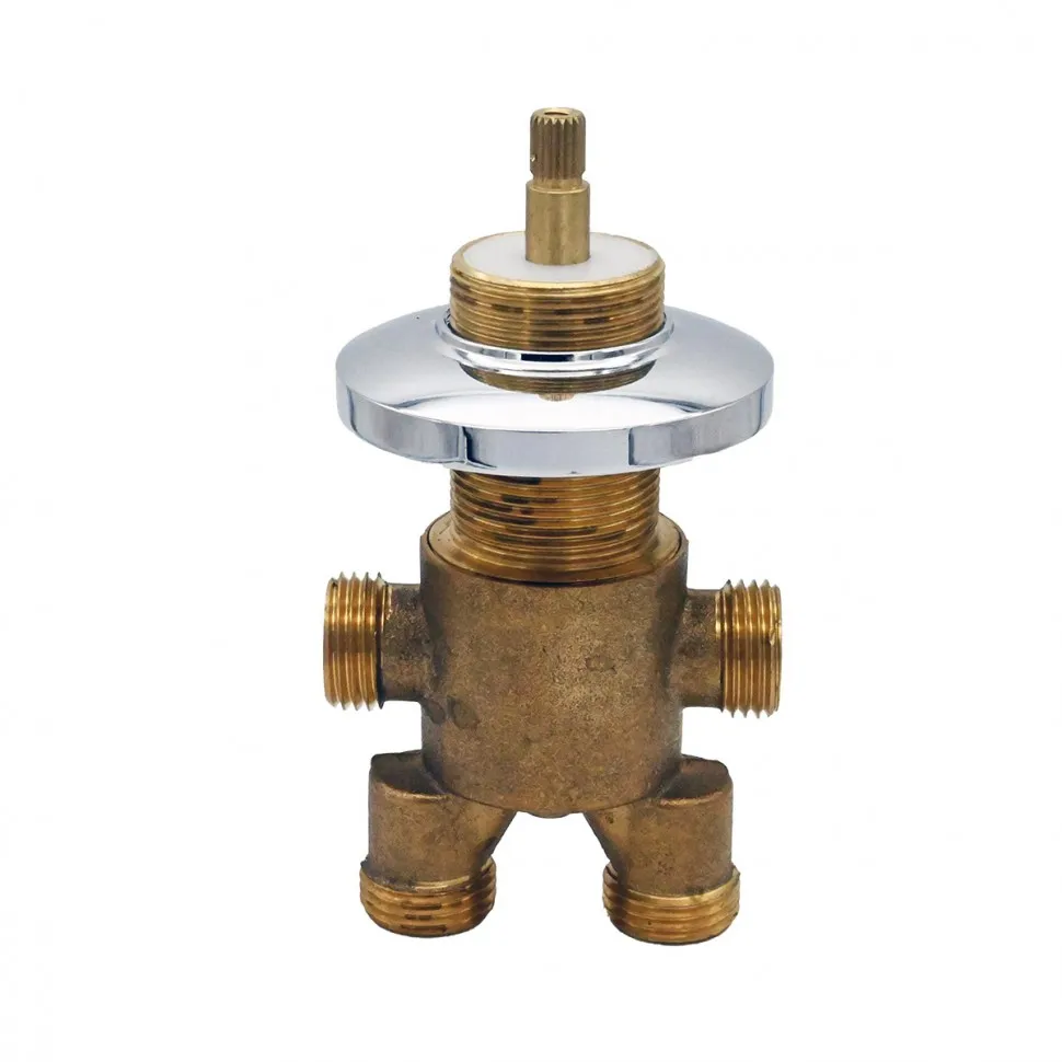 Смеситель на борт ванны 2 положения (переключатель + крана х/г) под 3 отверстия AF6927 |