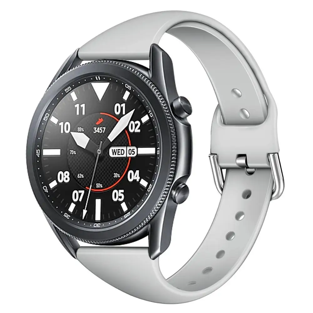 Ремешок силиконовый для часов Huawei Watch gt 2 браслет Samsung Galaxy 42 мм Active 20 мм|Ремешки