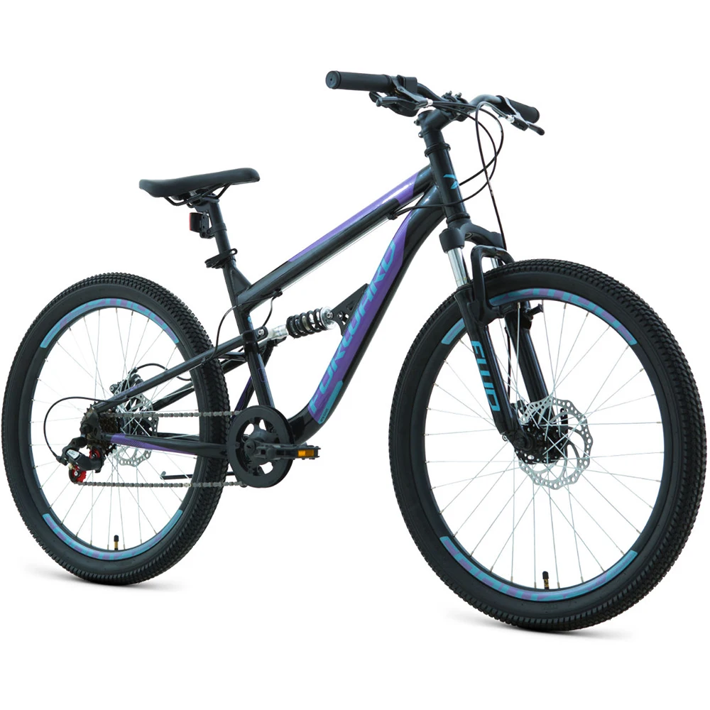 Велосипед FORWARD RAPTOR 24 2.0 disc (24&quot 6 ск. рост 15&quot) 2019 2020|Велосипеды| |