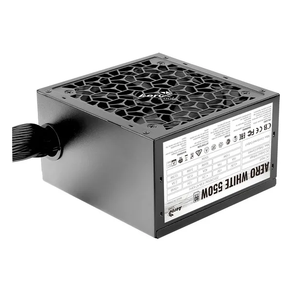 Блок питания Aerocool AEROW550 550 Вт черный|Импульсный источник питания| |