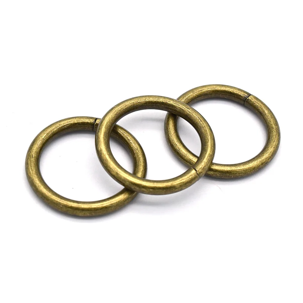 Bronze O Rings Round Buckle Strap Ring - Slide Buckles Welded Loops Purse Belt For Scarf Handbag Webbing | Дом и сад
