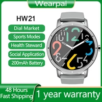 wearpai hw21 smart watch men women ip68 waterproof fitness band heart rate sleep monitor smartwatch android ios pk mibro air