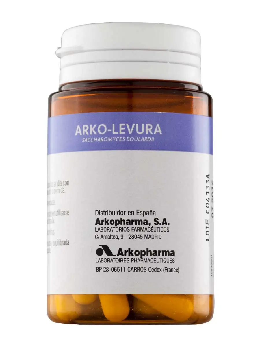 Дрожжи arkolevura 50 капсул способствует балансу кишечной флоры|Витамины и минералы| |