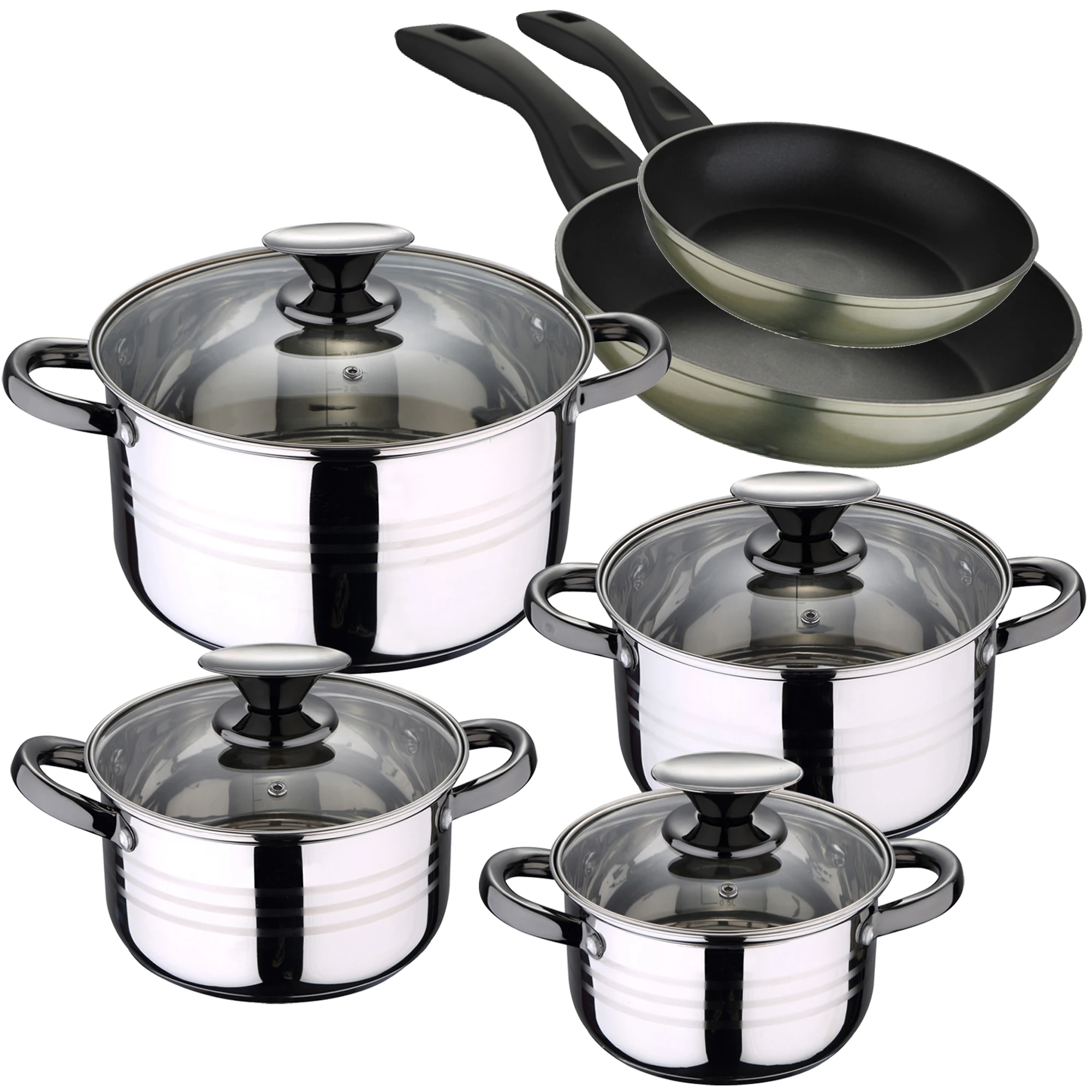 10 шт Сан Игнасио кухня акумуляторная батарея в нержавеющая сталь и кованые