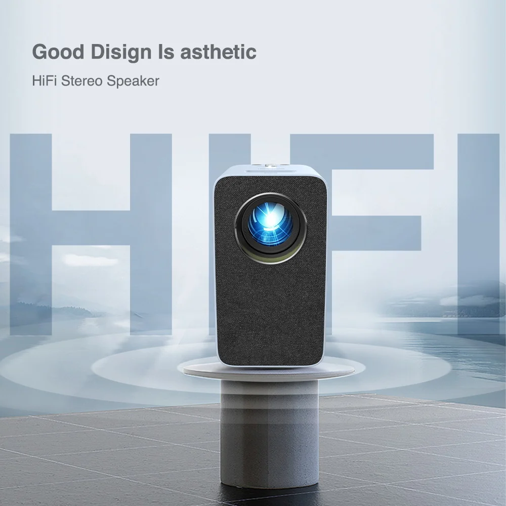 Портативный мини проектор Beamer для домашнего кинотеатра Led Video 4200 Lumens беспроводной