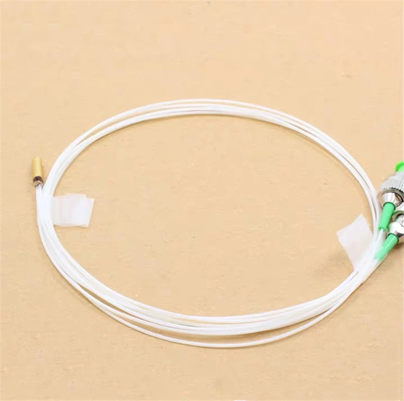 2pcs fiber optic Collimator dual fibers C-Lens G-Lens Singlemode 3.2 Gold Plated Tube FC/APC pigtail 1mtr SM free shipping ELINK