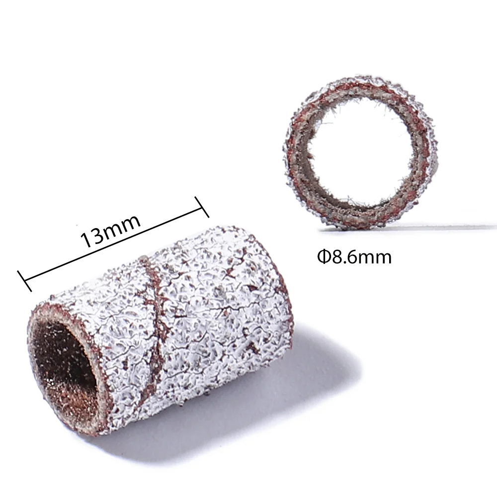 Медицинские фрезы для ногтей из нержавеющей стали кольцевые шлифовальные ленты