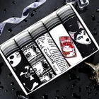 Мужское нижнее белье с мультяшным рисунком, комплект мужского нижнего белья, гигроскопические трусы для стерилизации