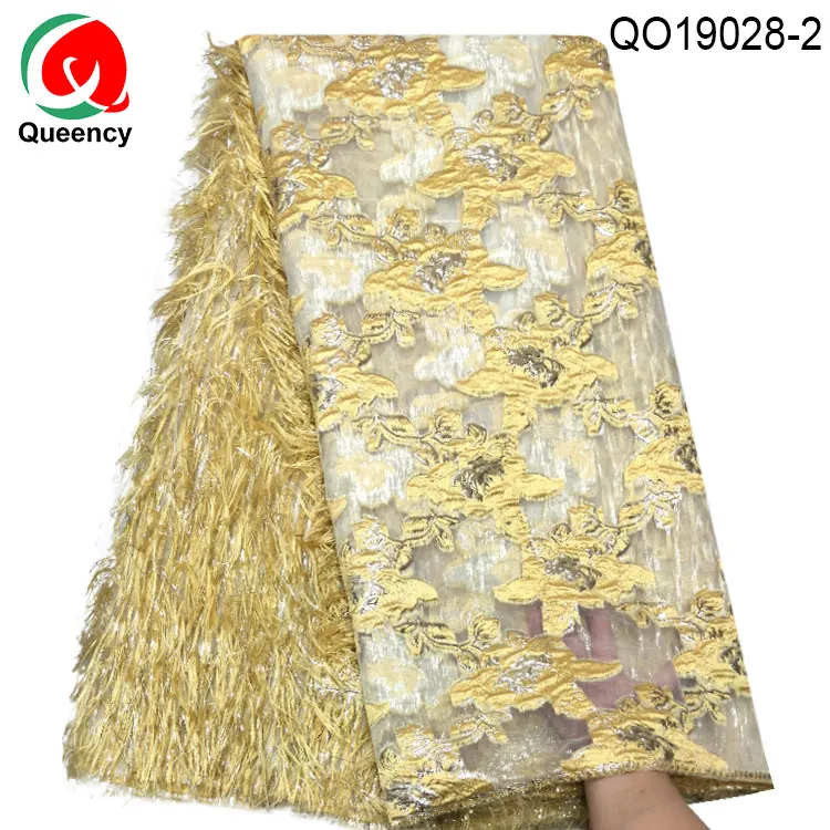 QO19028 Hottest стиль бахрома цветок жаккардовая ткань для одежды DIY Свадьба женщин