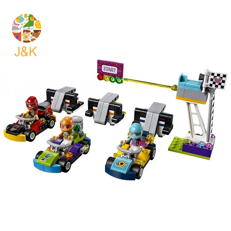 41352 654 шт Девушки Друзья серии большой день гонки модель строительный блок кирпич