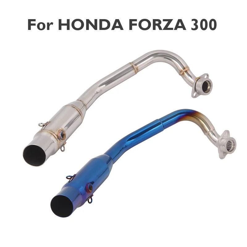 

Motorcycle Exhaust Pipe Muffler Header Connector Link Tube Stainless Steel Pipe For Honda FORZA300 2017 2018 2019