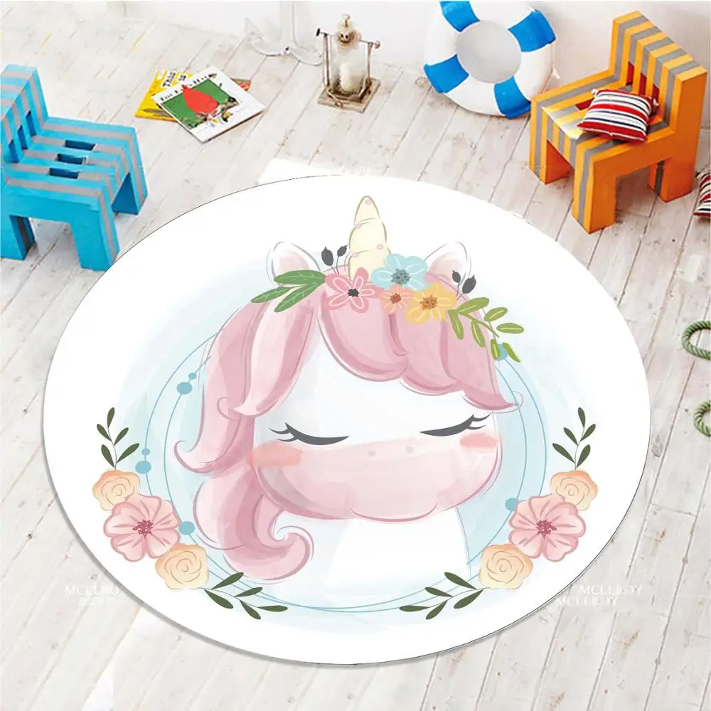 Еще Розовый Единорог лошадей для девочек 3d принтом анти скользящей подошвой и