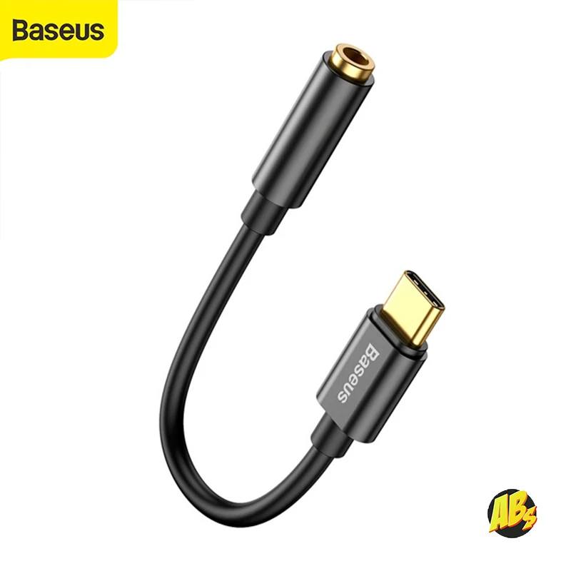 Переходник Baseus USB C на AUX 3.5 мм для наушников колонок адаптер type-c Samsung Xiaomi Realme Oneplus jack