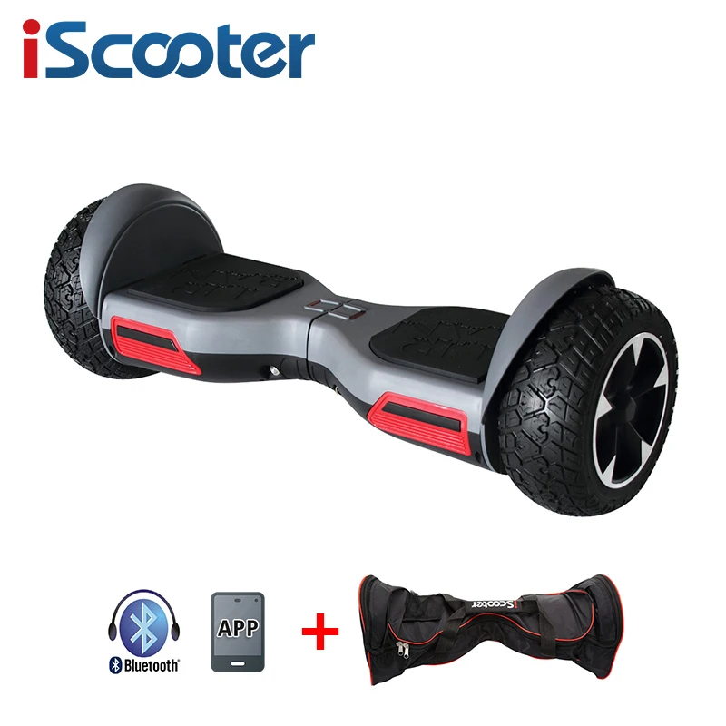 IScooter 10 дюймов Hoverbaord samsung батарея Электрический самобалансирующийся скутер для взрослых детей скейтборд 10 колес 700 Вт Ховерборд - Цвет: 8.5 inch