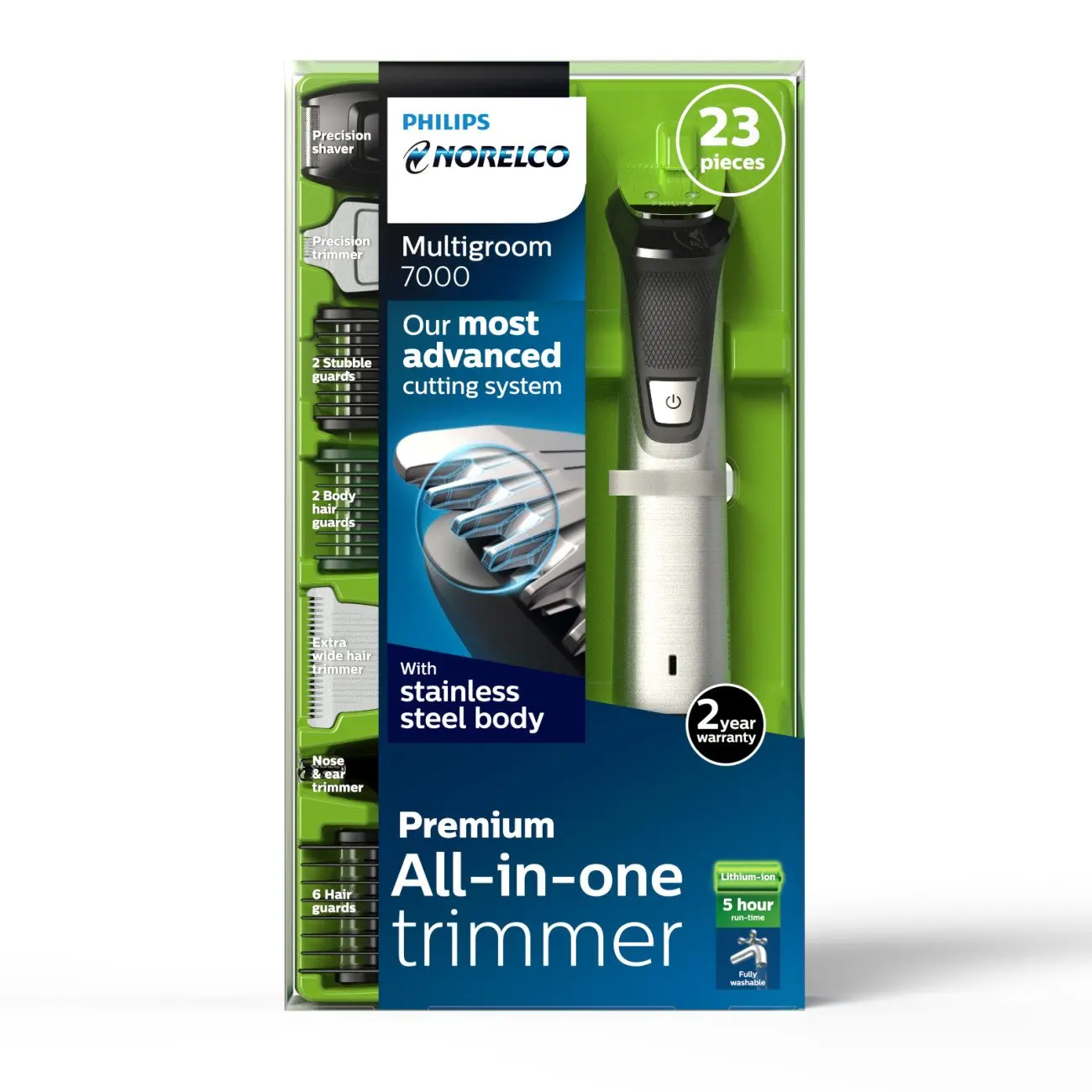 Набор для ухода за лицом Philips Norelco MG7750/49 серия 7000 с триммером бороды головы тела и
