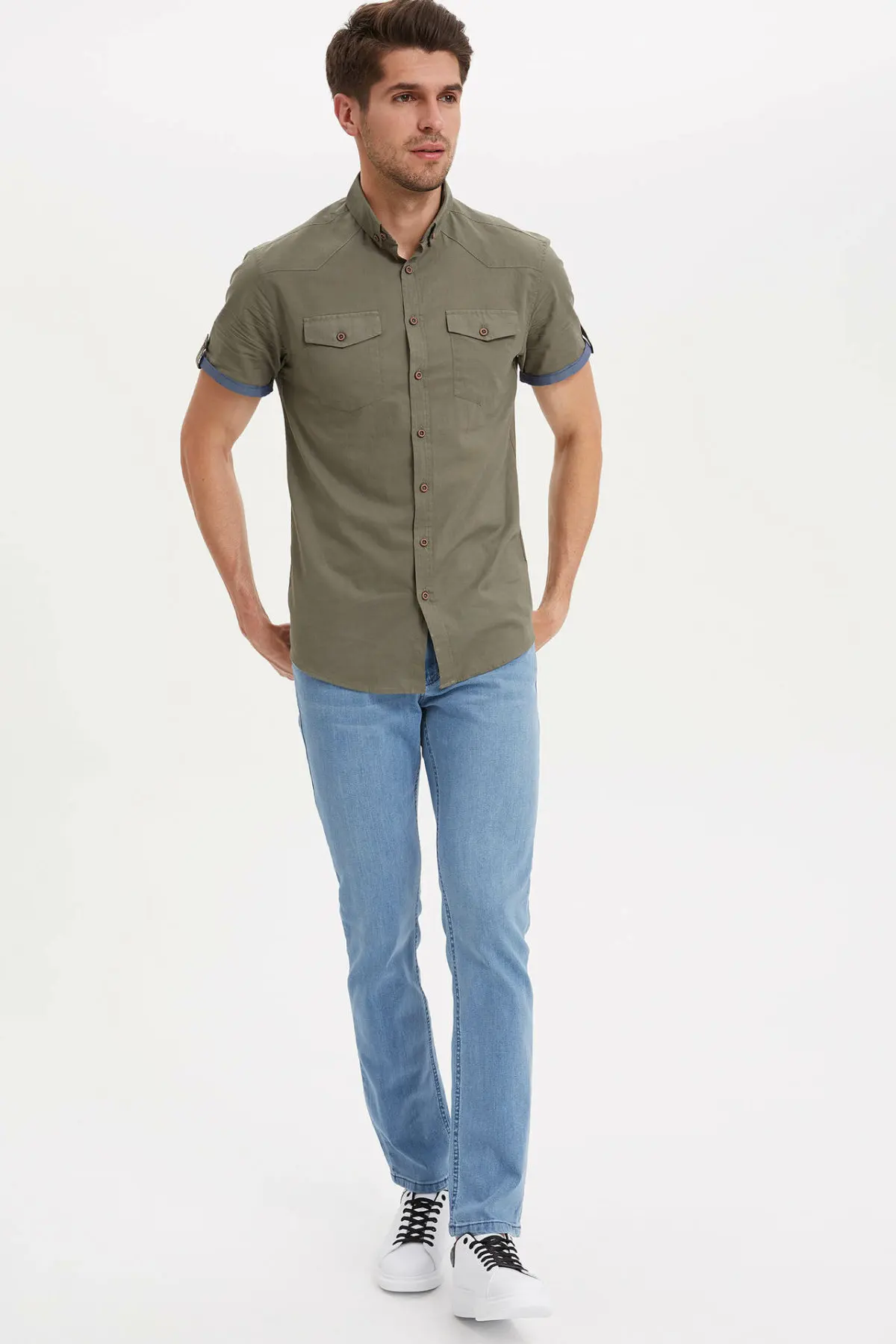 Дефакто человек Trousers-K8784AZ19SM | Мужская одежда