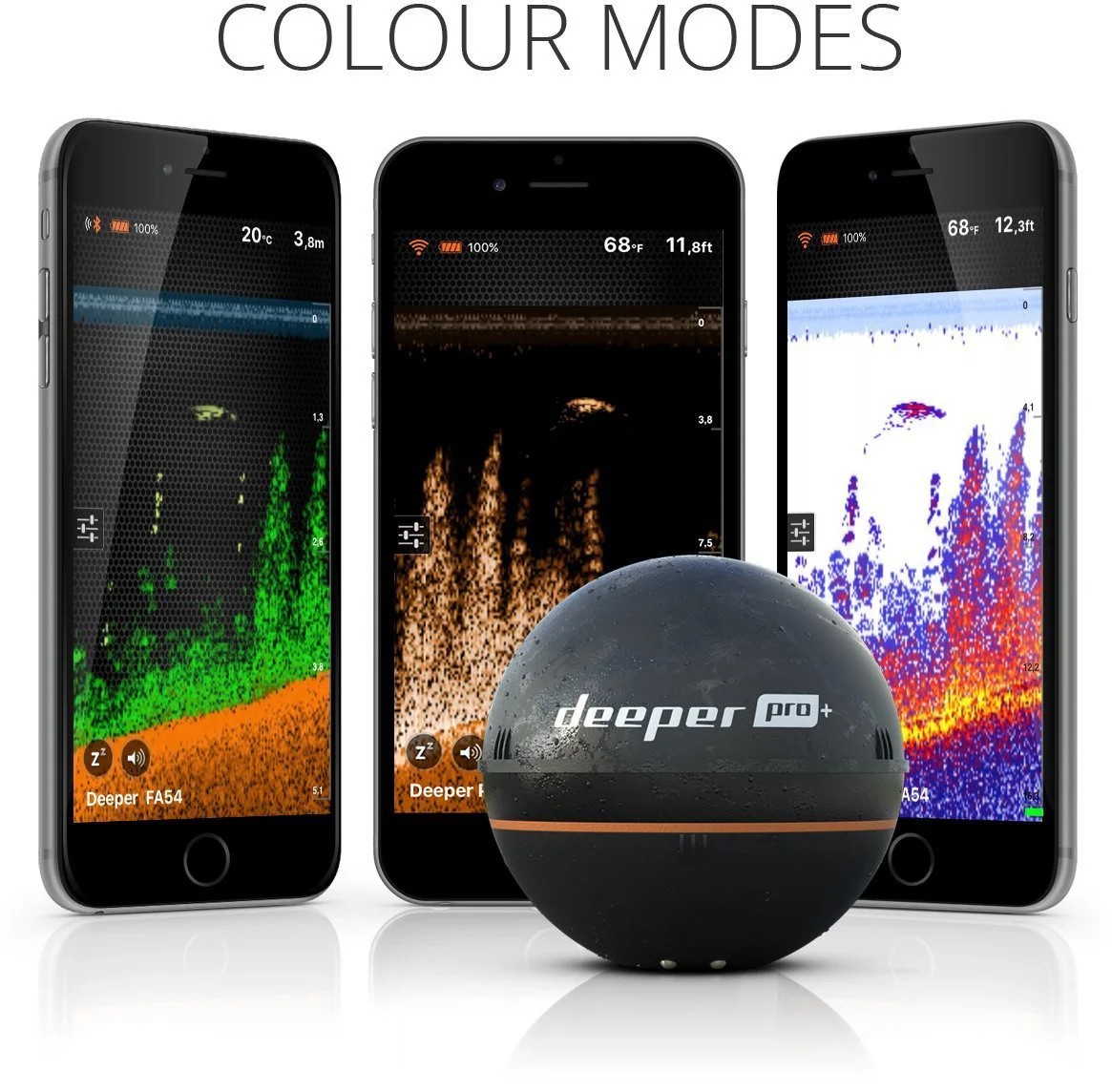 Беспроводной эхолот Deeper Sonar Pro+ (Wi Fi+GPS)|Морской GPS| |