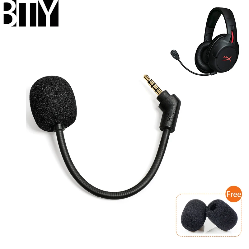 

Сменные наушники с микрофоном, мини-микрофон для KIngston HyperX Cloud Flight S, Беспроводная игровая гарнитура