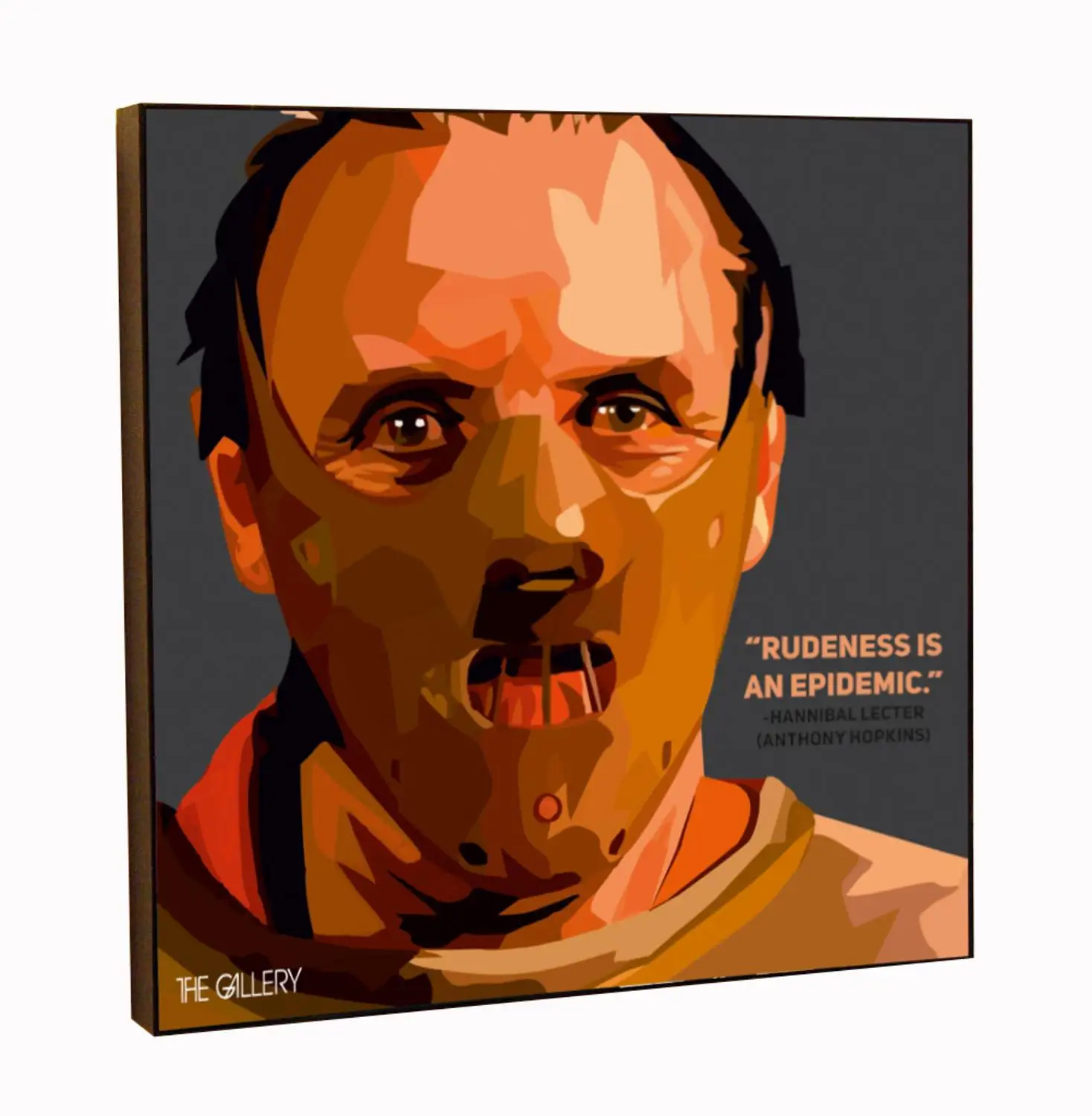 ГАННИБАЛ ЛЕКТОР Картина Постер в стиле поп арт плакат принт подарок декор офис