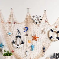 mermaid fish net decorative under the sea party pirate decoration diy hanging ornaments summer tropical kids birthday party deco