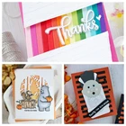 Металлические плашки 2020 круг дерево спасибо Hello Words квадратная рамка альбом для скрапбукинга фотографий Изготовление поделок своими руками Новый штамп 2020