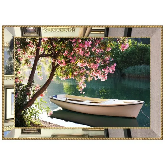 Koop Luxe Spiegel Omlijst Digitale Canvas Schilderij 70*100 Cm