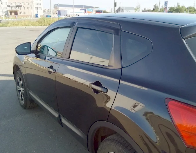 Ветровики для ниссан нисан кашкай дефлекторы окон дождевики окна козырьки