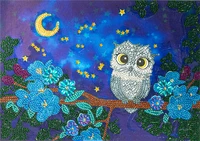 chingaco cute owl animal diamond painting diy 5d special shape rhinestone picture