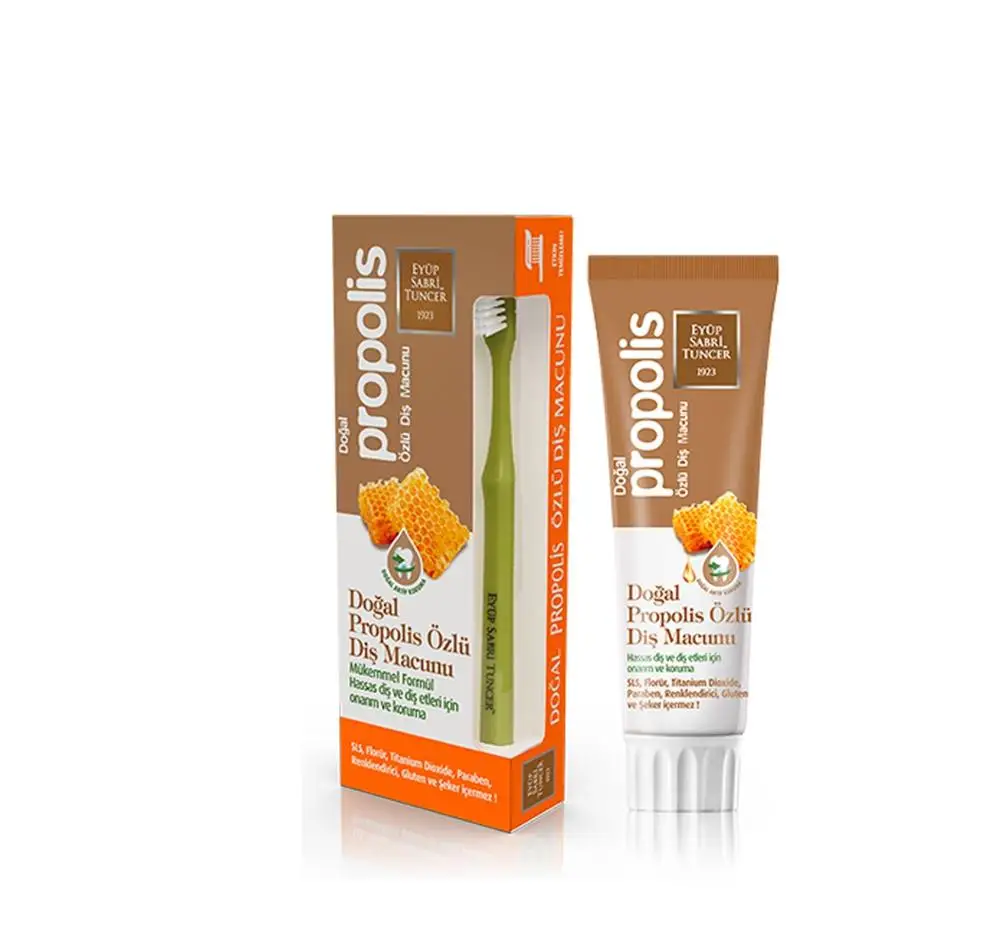 Натуральная зубная паста с прополисом защищает зубы эмаль восстановление и