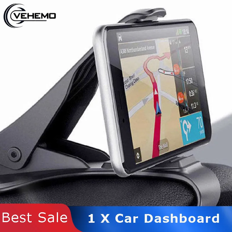 Vehemo gps Держатель подставка держатель для телефона ABS черный механизм приборной панели автомобиля Колыбель гаджет навигация Универсальный
