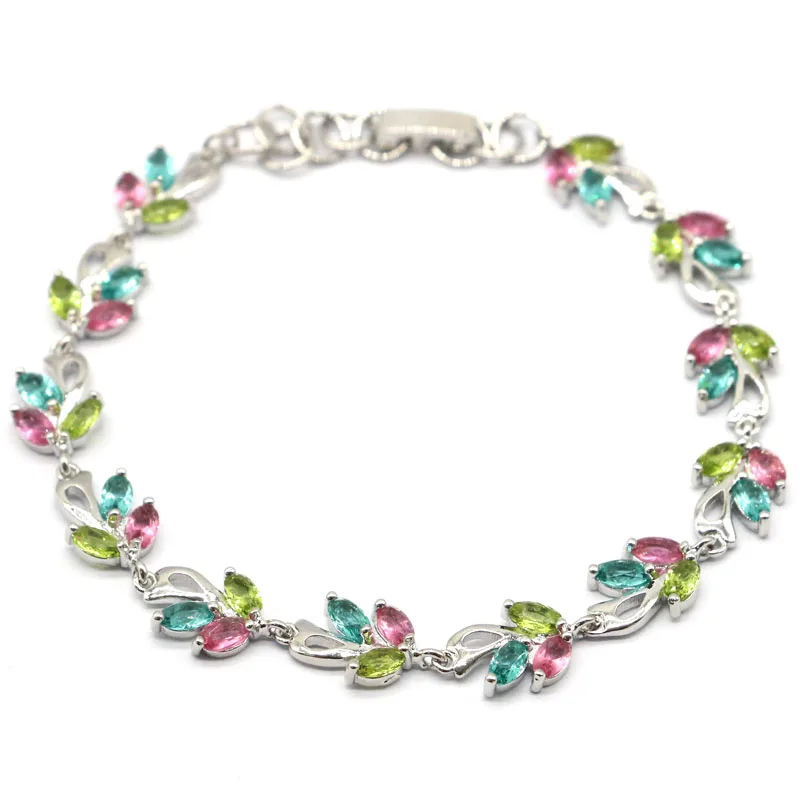 16x9 мм разноцветный турмалиновый перидотовый цвет Аквамарин для Для женщин