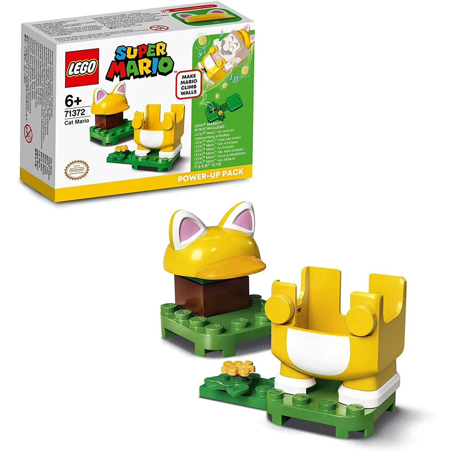 Набор LEGO Super Mario Cat Power Up Pack 71372 крутая игрушка для детей чтобы включить фигуру Марио