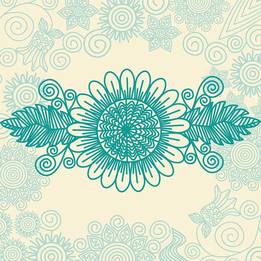 

Curtain Flower and Leaves Floral Pattern Nature Bossom Decorative Artwork Beige Green