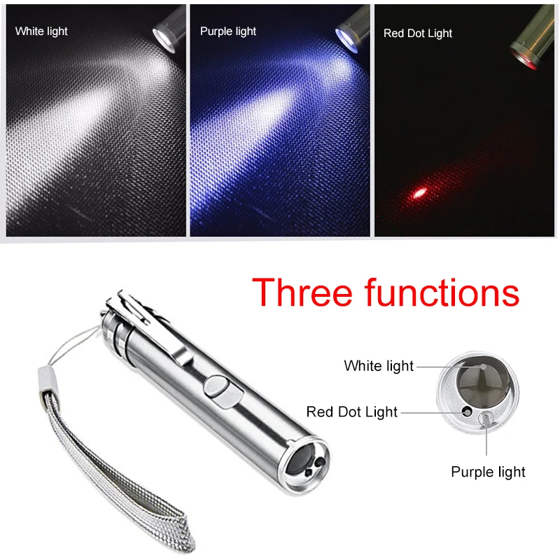 Мини портативный маленький светодиодный фонарик водонепроницаемый брелок с