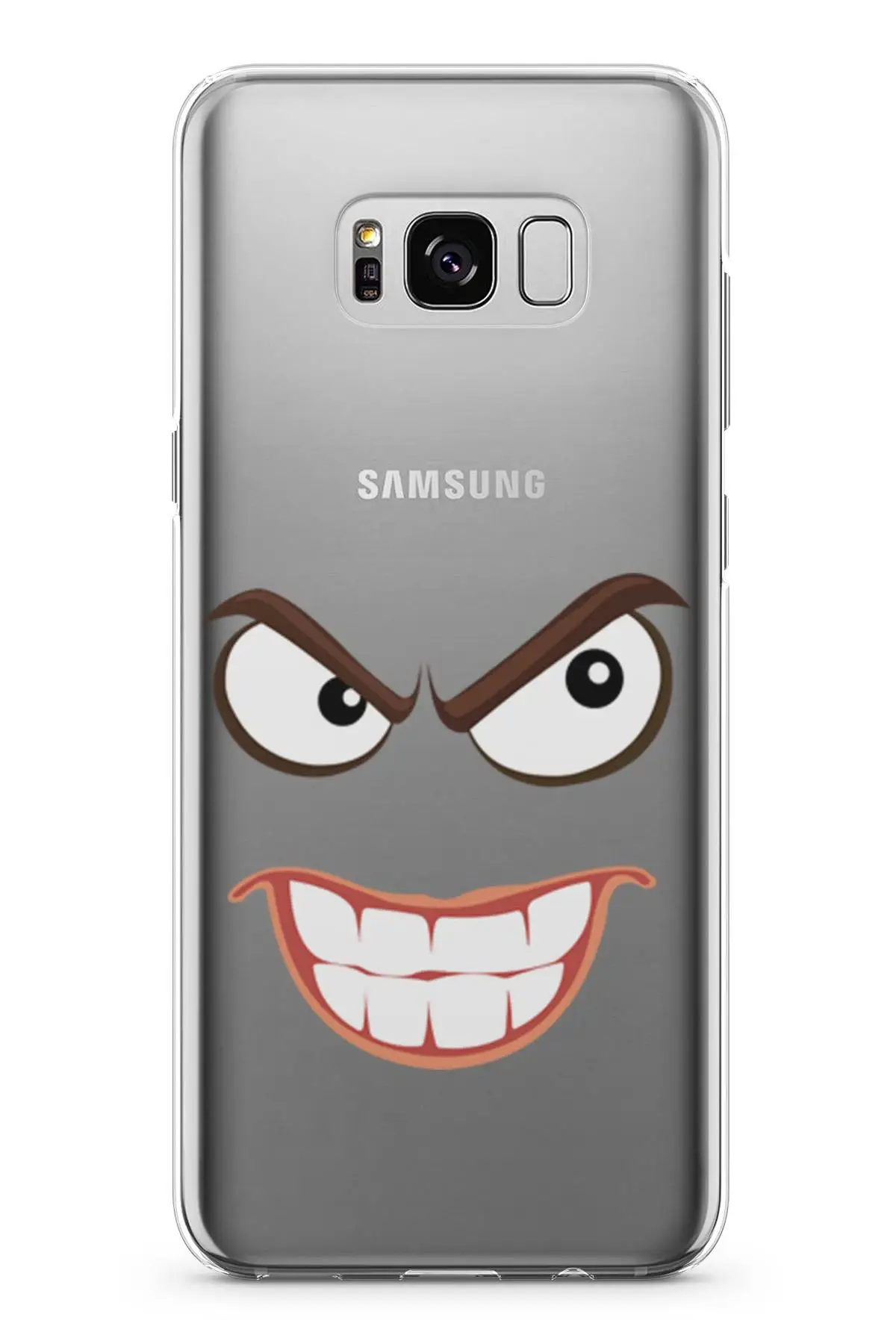 Чехол Lopard для Samsung Galaxy S8 Plus защитный силиконовый чехол задней панели со смайликом