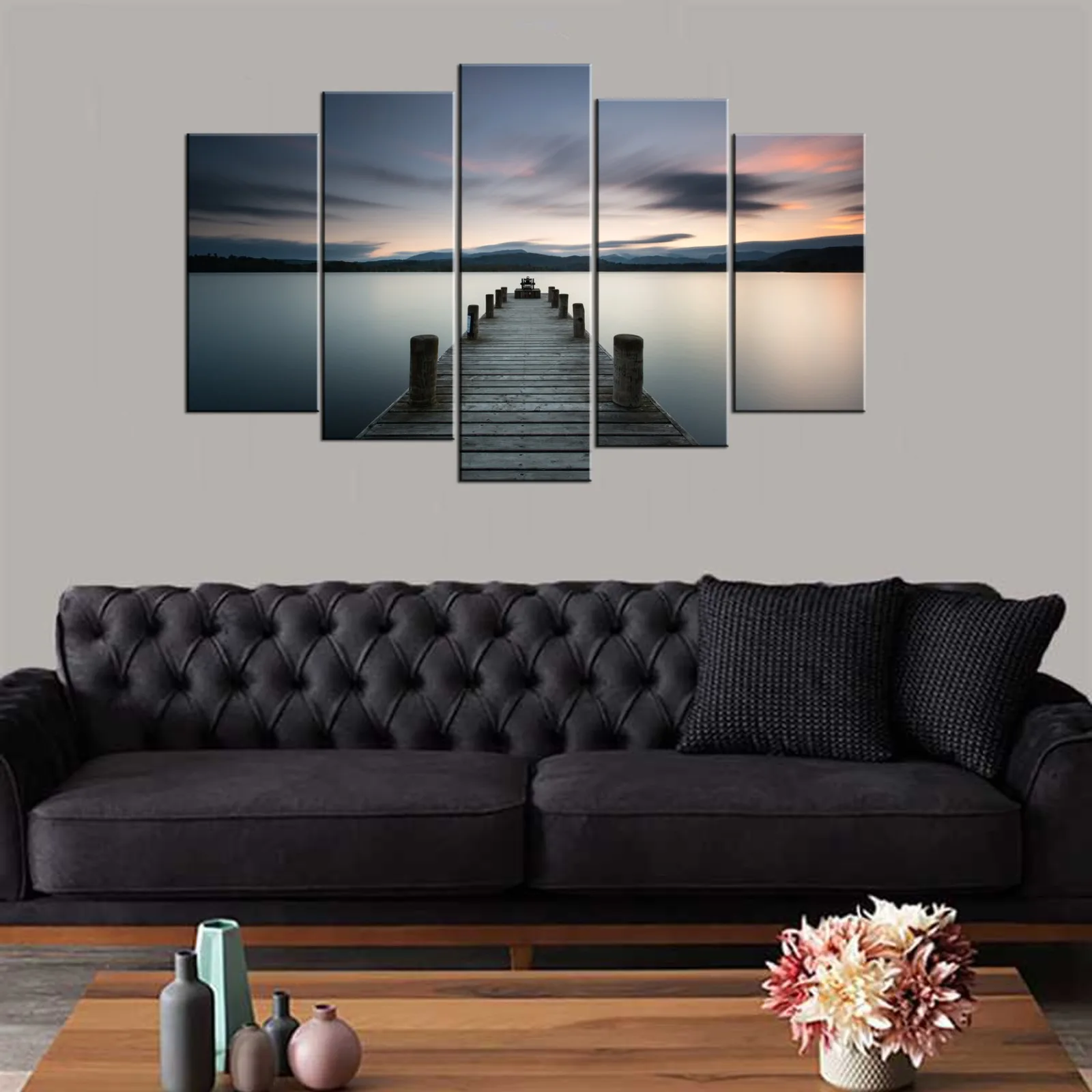 

NATURE AND PEACE OF MIND-5 PIECE PICTURE of MDF TABLE