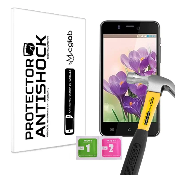 Защита экрана Противоударная защита от царапин Совместимость с Lava Iris Pro 30 + |