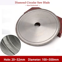 1pc 420 inch thin diamond circular saw blade straight tooth 100500mm cutting arbor disc jade disc for agate glass gems stone