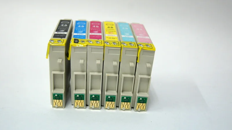 Комплект картриджей T0481-T0486 для Epson Stylus Photo R200 / R220 R300 R320 R340 RX500 RX600 совместимый |